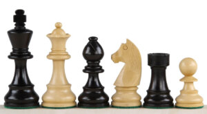 German (Timeless) 3.5 inch chess figures with additional hetmans