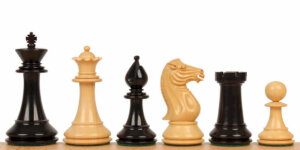 PERSHING EBONY 4,25" chess pieces