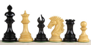 Sunrise 4.25 inch Ebony chess figures