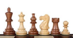 American Classic Acacia/Boxwood 3,75" chess pieces