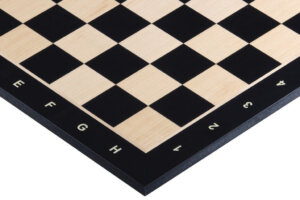Chess board No. 6 (with description) ebony (marquetry)