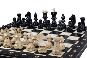 AMBASSADOR Chessmen New Line (55x55cm) colour black