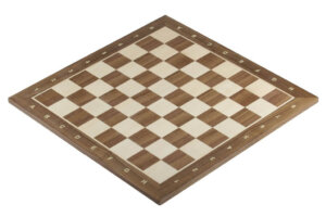 Chess board No. 4 (with description) walnut/ maple (marquetry)