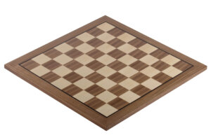 Chess board No. 5 (without description) with black walnut/ maple frame (marquetry) - Exclusive