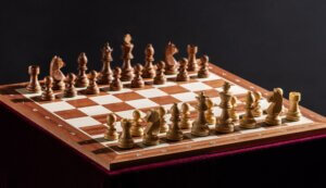 Tournament chess set No. 5 - 50mm board + German Knight 3.5" figures