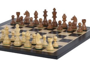 Tournament chess set No. 5 - 50mm board + German Knight 3.5" figures
