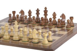 Tournament chess set No. 5 - 50mm board + German Knight 3.5" figures