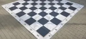 XXL chessboard for outdoor chess / checkers (field 35 x 35 cm)